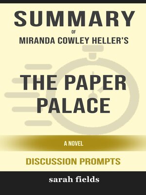cover image of Summary of Miranda Cowley's the Paper Palace
